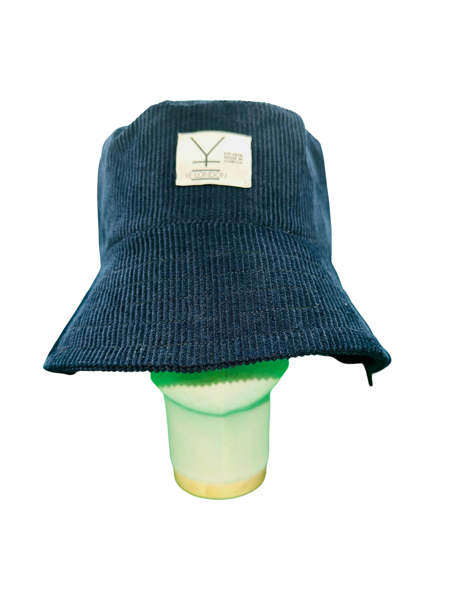 REMNANT Classic Corduroy Bucket Hat in NAVY
